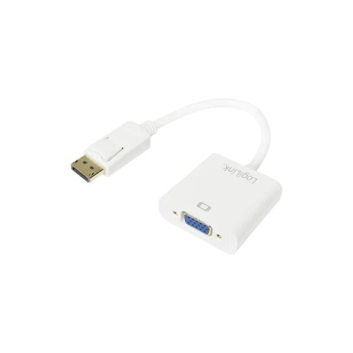 Logilink CV0059B adapter [1x moški konektor DisplayPort - 1x ženski konektor VGA] bela 15.00 cm, (20430122) Cene
