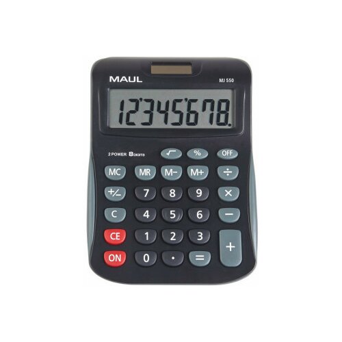 Maul stoni kalkulator MJ 550 junior, 8 cifara crna ( 05DGM2550B ) Slike