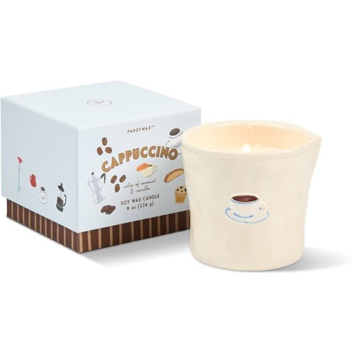 Paddywax Bistro Cappuccino di&amp;scaron;eča sveča iz keramike 226 g Slike