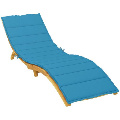  Jastuk za ležaljku plavi 200 x 50 x 3 cm od tkanine Oxford Slike