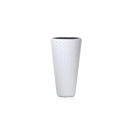 Saksija matuba slim fi 30cm bela Slike