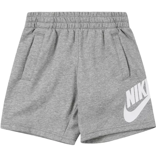 Nike Sportswear Hlače 'Club Fleece' tamo siva / prljavo bijela
