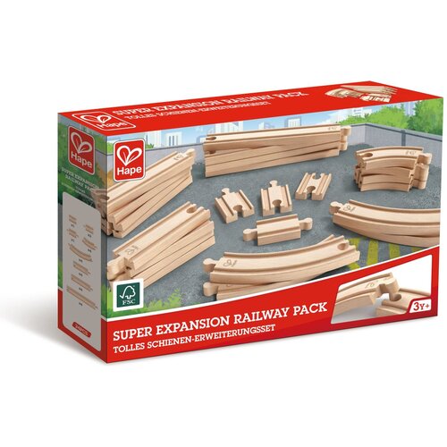 Hape komplet dodatnih lesenih tirov, 24 delni Slike