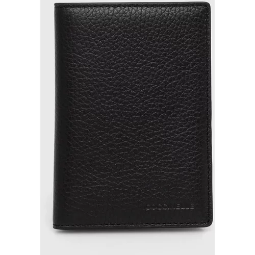 Coccinelle Usnjena denarnica moški, črna barva