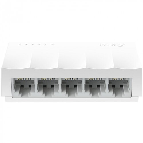 Tp-link LiteWave 5-Port 10/100Mbps Desktop Switch, 5 10/100Mbps RJ45 Ports, Desktop Plastic Case, Green Ethernet technology Slike