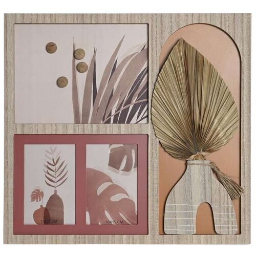  Okvir za sliku DKD Home Decor 43 x 1 2 x 40 cm Prirodno Pisana Drvo MDF Boho Cijene