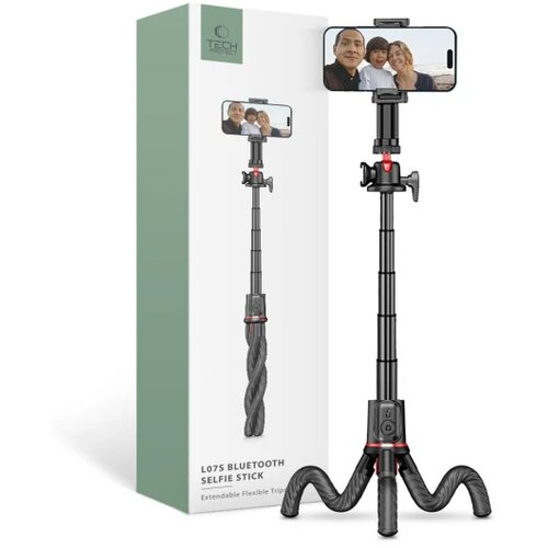 TECH-PROTECT L07S BLUETOOTH SELFIE STICK FLEXIBLE TRIPOD BLACK Cijene