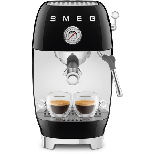 Smeg ECF03BLEU Aparat za espresso crni, 50-ih stil Cijene
