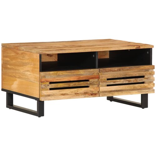 vidaXL Klubska mizica 80x55x40 cm trden robusten mangov les Cene