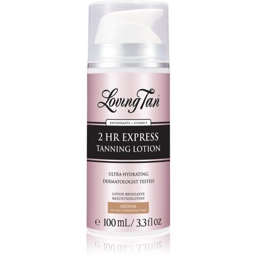 Loving Tan 2 HR Express hidratantno mlijeko za samotamnjenje nijansa Medium 100 ml Slike