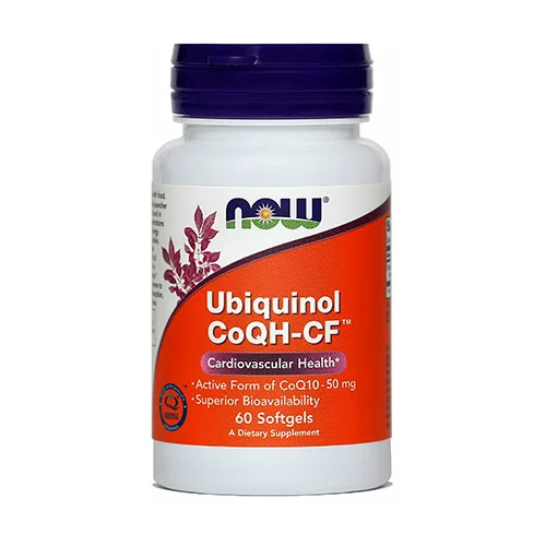 NOW Ubiquinol CoQH-CF 50 mg, kapsule
