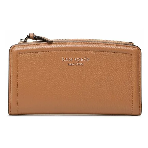 Kate Spade Velika ženska denarnica Zip Slim Wallet K5613 Rjava