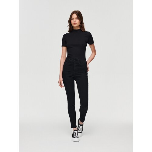 House - Skinny traperice visoka struka - Crna Cijene