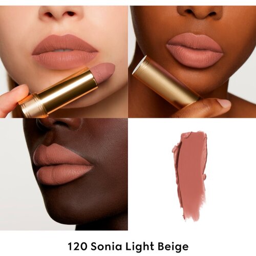 Gucci Beauty Rouge &amp;agrave; L&amp;egrave;vres Matte Lipstick matirajući ruž za usne nijansa 120 Sonia Light Beige 3.5 g Slike