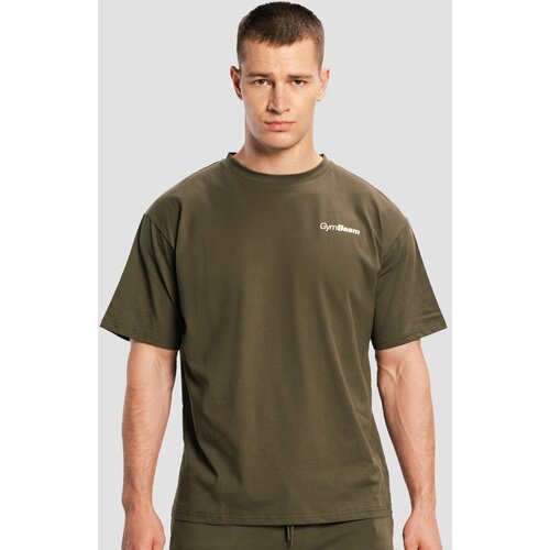 GymBeam limitless oversized t-shirt espresso Slike