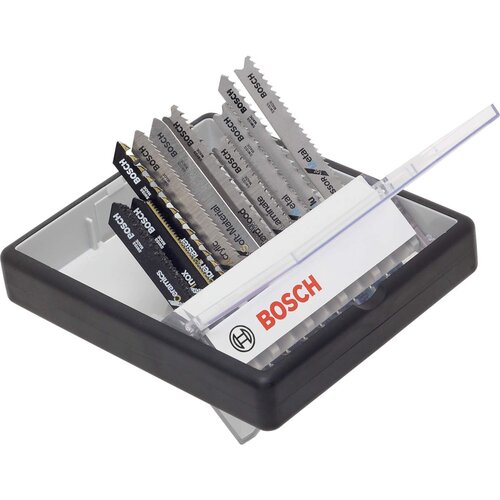 Bosch 10-delni Robust Line set listova ubodne testere Top Expert T-prihvat T 130 RIFF; T 118 AHM; T 141 HM; T 101 A; T 113 A; T 101 BF; T 101 BIF; T 118 AF; T 227 D; T 123 X - 2607010574 Slike
