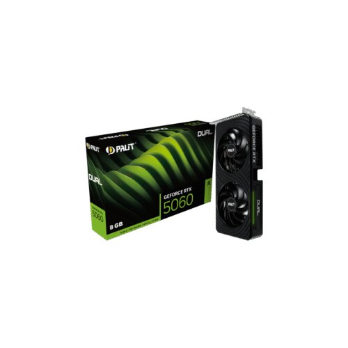 Palit VGA 5060 Dual 8GB 8GB GDDR7, 128-bit, 3x DP, 1x HDMI Cijene