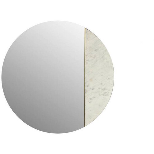 Kayoom STENSKO OGLEDALO, 70/70/3 cm steklo, kamen, leseni material Slike