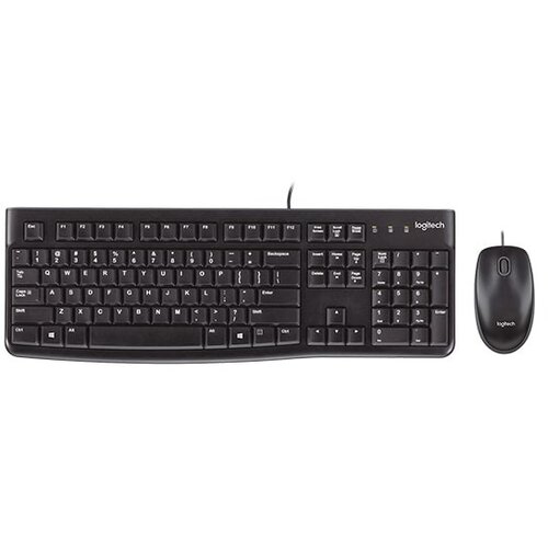  Tastatura + mi&amp;scaron; LOGITECH MK120, black, USA layout 920-002562 Slike