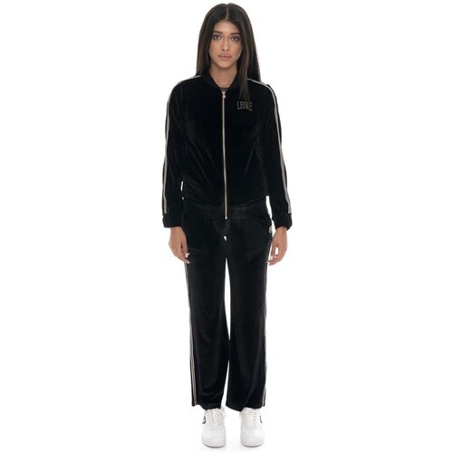 Leone 1947 Trenirka komplet Woman Tracksuits Chenille Gold Studs Črna Cene