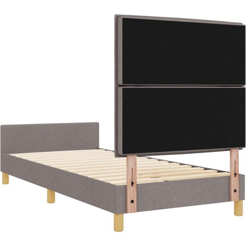  Krevetni okvir Taupe 100x200 cm Tkanina Slike