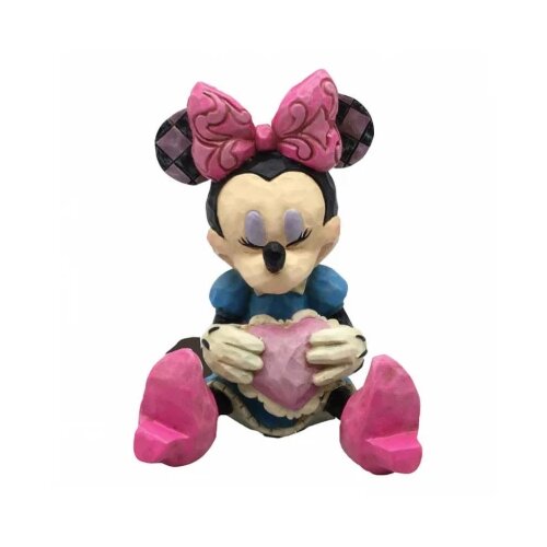 Jim Shore Minnie Mouse with Heart Mini Figure Slike
