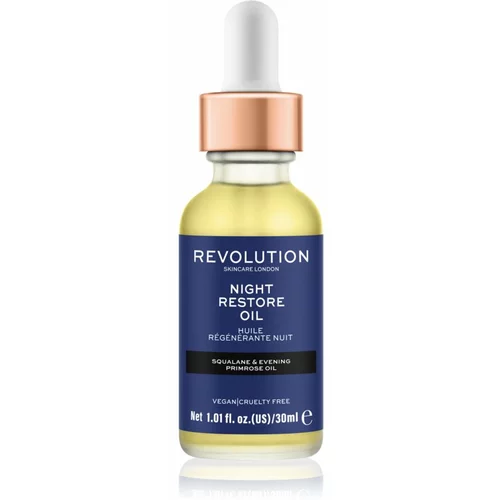 Revolution Night Restore Oil posvjetljujuće i hidratantno ulje 30 ml