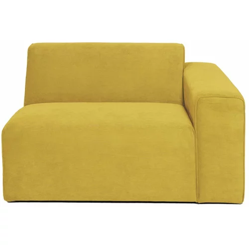 Scandic gorčično rumen končni modul kavča Sting, 124 cm, desni kot