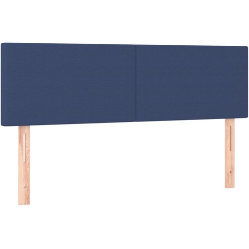  Uzglavlja plava 144x5x78/88 cm od tkanine Slike