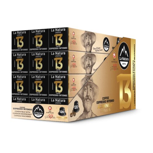 La_Natura_Lifestyle Kapsule za kafu Espresso Intenso, Nespresso kompatibilne, 120 kapsula Slike