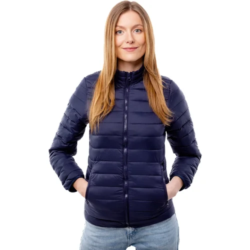 Glano Women's quilted jacket - dark blue