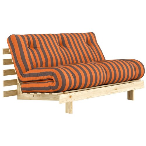 Karup Narančasta/smeđa sklopiva sofa 140 cm Roots &amp;ndash; Slike