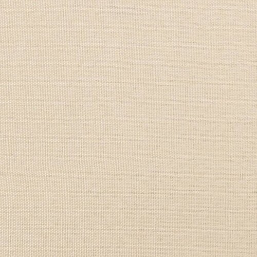  Okvir kreveta bez madraca krem 120 x 200 cm od tkanine Slike