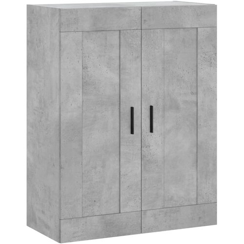 Maison Chic Stenska omarica - Zidna omarica betonsko siva 69,5x34x90 cm inženirski les iu164, (22063493) Cene