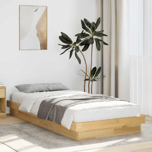VidaXL okvir kreveta bez madraca 80x200 cm masivne hrastovine Slike