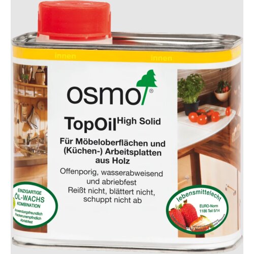 OSMO Top oil Ulje za za&scaron;titu drveta, 0.5l, Providna polumat boja, 3028 Cene