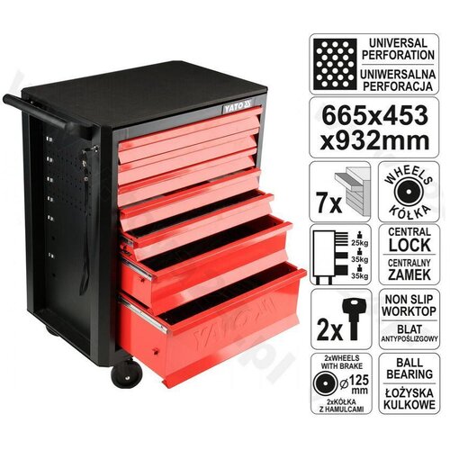 Yato WORKSHOP CABINET 7 DRAWERS 09000 Cijene