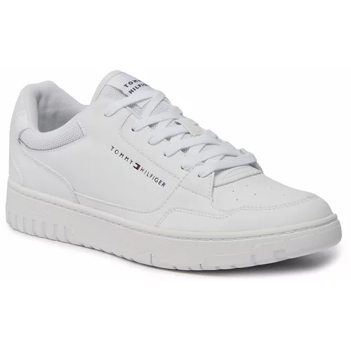Tommy Hilfiger Superge Th Basket Core Leather Ess FM0FM05040 White YBS