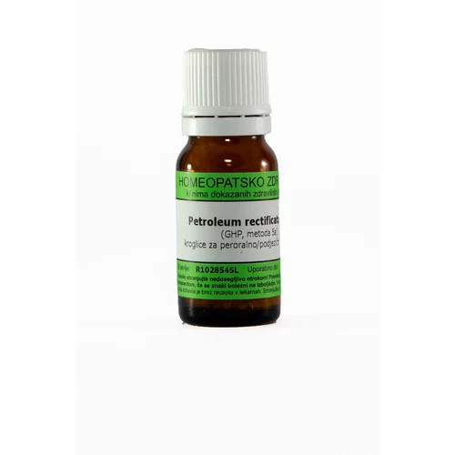  Petroleum rectificatum C12, homeopatske kroglice