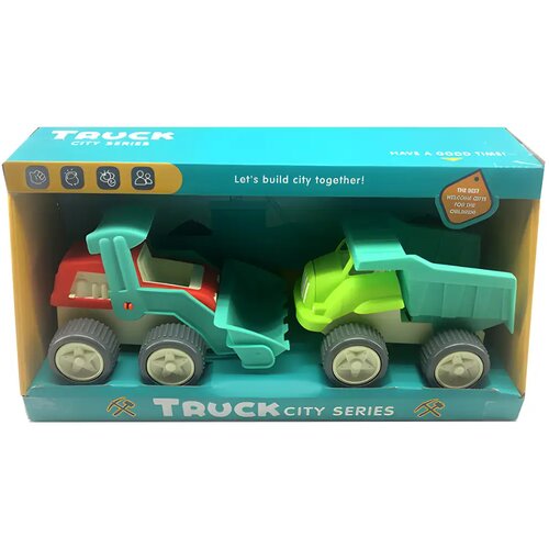Magic Toys Mestni tovornjak: Set delovnih strojev s prekucnikom in nakladalcem Cene