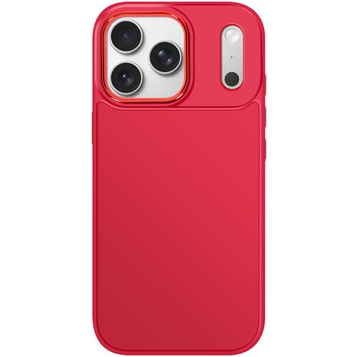 AVIZAR Ovitek za iPhone 17 Pro Max, mat zaključek s kovinskim obrobom kamere, Rdeča, (5000190138) Cene