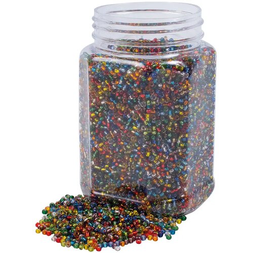 Playbox barvne prozorne plastične perle za kuhanje, 2-3 mm, 500 g Cene