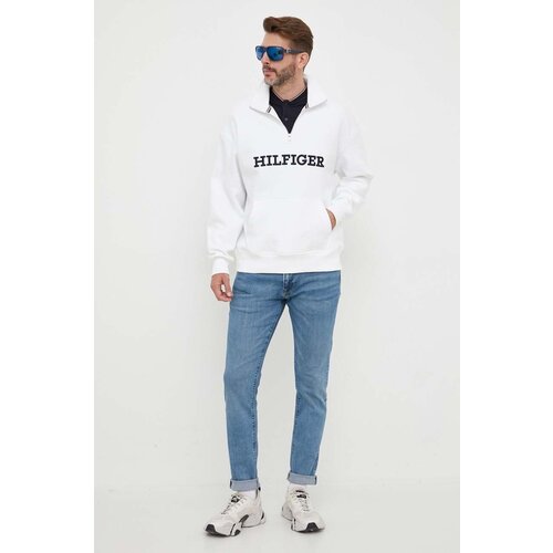 Tommy Hilfiger Dukserica za mu&amp;scaron;karce, boja: tamno plava, s aplikacijom Slike