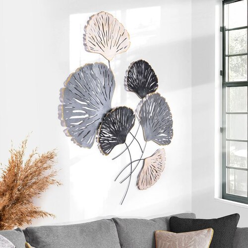 WALLXPERT Ginkgo - ACH110-6 Vi&amp;scaron;enamenski Metalni Zidni Dekor Slike