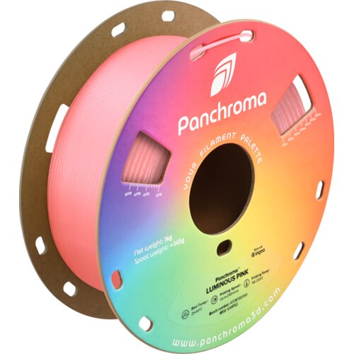Polymaker Panchroma&amp;trade; PLA Luminous Pink, 1,75 mm / 1000 g Slike