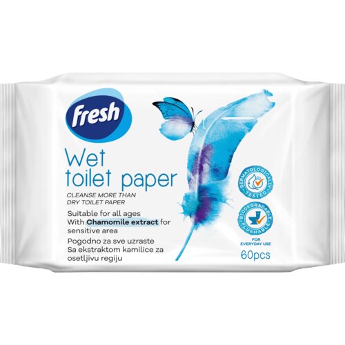 Fresh Vlažni toalet papir deluxe 60kom Cene