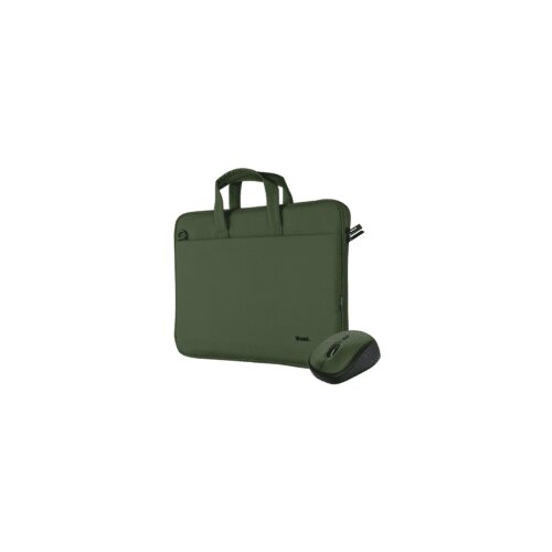 Trust Bologna torba i miš set torba za laptop 16″, zelena silent miš Cijene