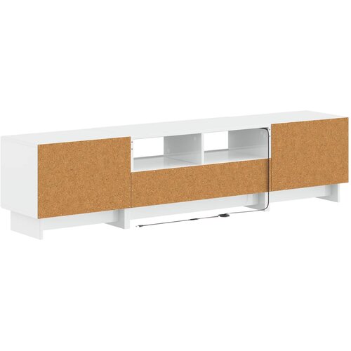  5-dijelni LED TV ormarić Bijela visokog sjaja Konstruirano drvo 81 x 35 x 43 cm Slike