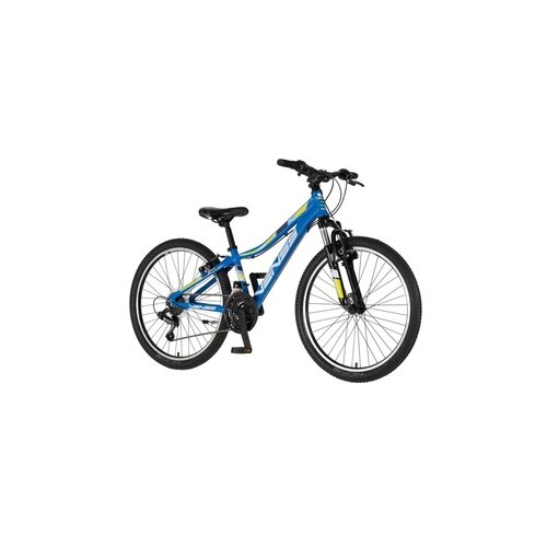  Bicikl junior 24 venssini parma x100 alu 24" alu 12" v-brake 18 brzina 132-155cm (xs) plavi 1242062 Cene