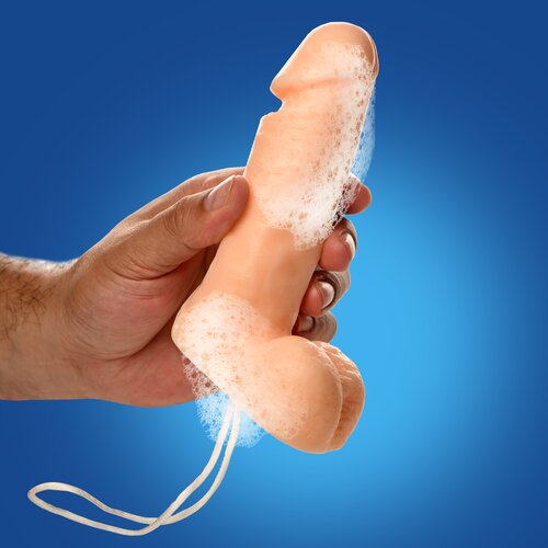 Sex on a Rope Pecker Cleaner Soap Cene